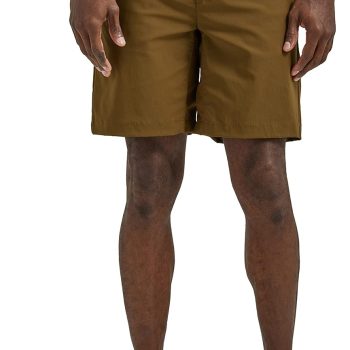 Men's  Regular Fit Synthetic Flat Front Short