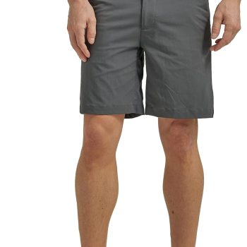 Men's  Regular Fit Synthetic Flat Front Short